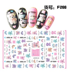 sticker gấu teddy mẫu mới hot hit