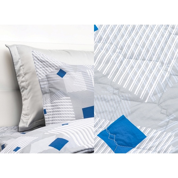 Bộ ga gối Sông Hồng Basic cotton BC22057