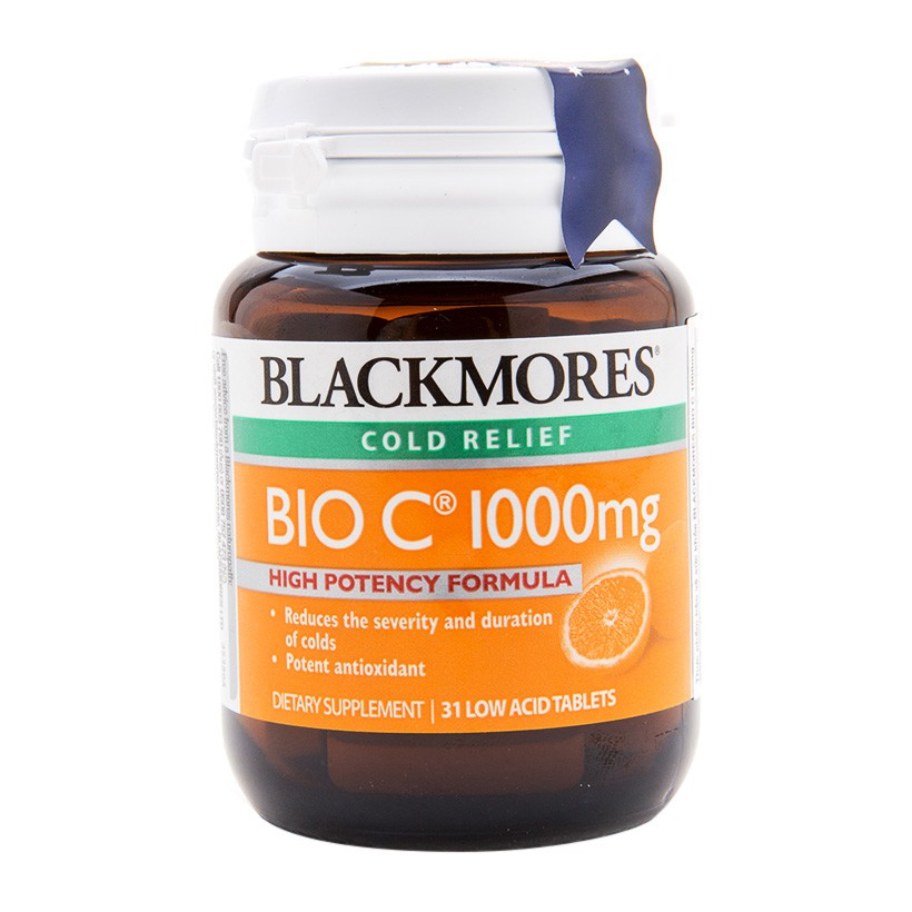 Viên Uống Vitamin C Blackmores Bio C 1000mg (31 viên)