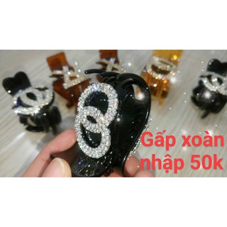 Kẹp Tóc Kẹp Gấp Tóc Xoàn Nhâp Size Lớn 5 Răng Sang Trong Cao Cấp