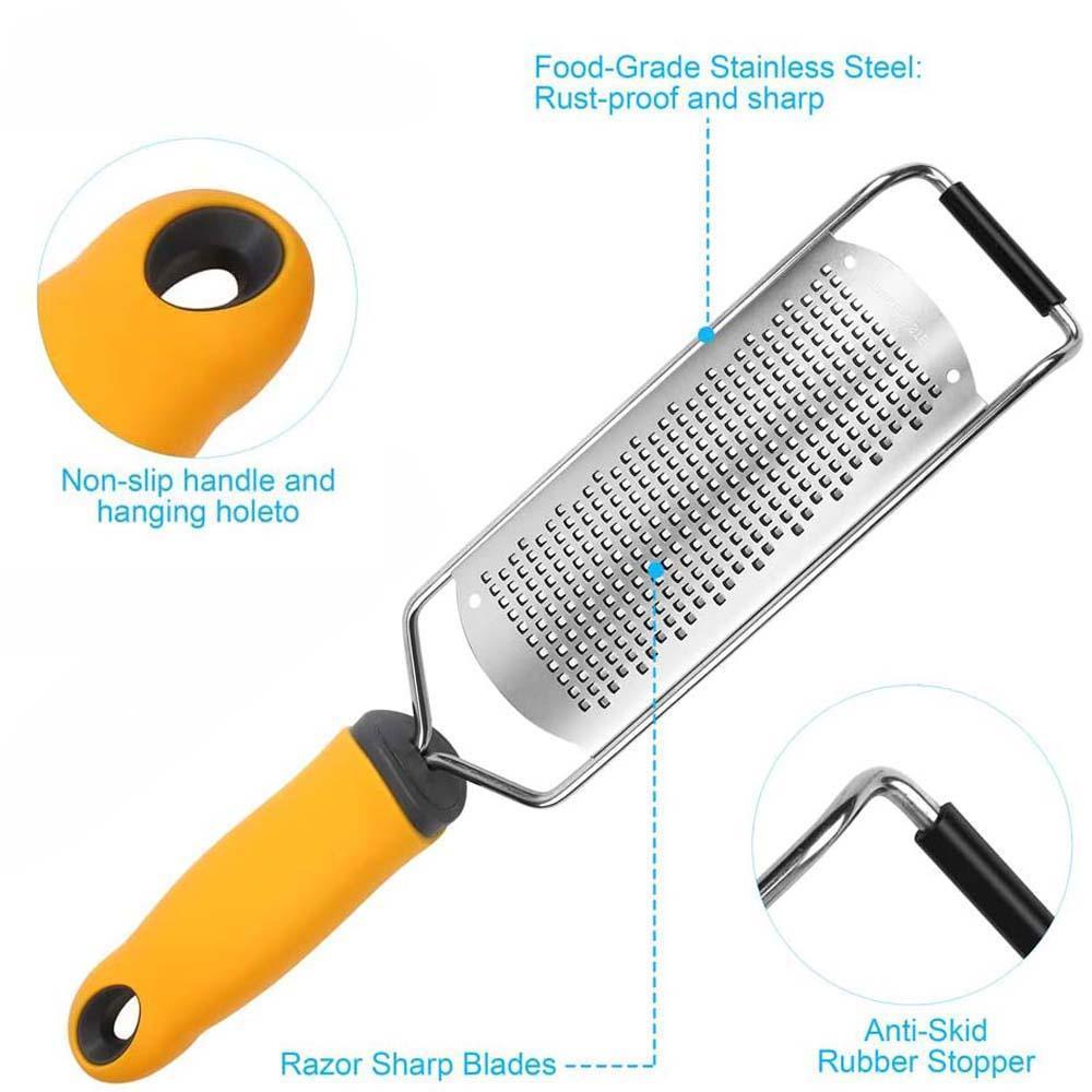 Dụng Cụ Bào Phô Mai / Bơ / Phô Mai Cầm Tay Bằng Inox Mềm Mại Đa Năng