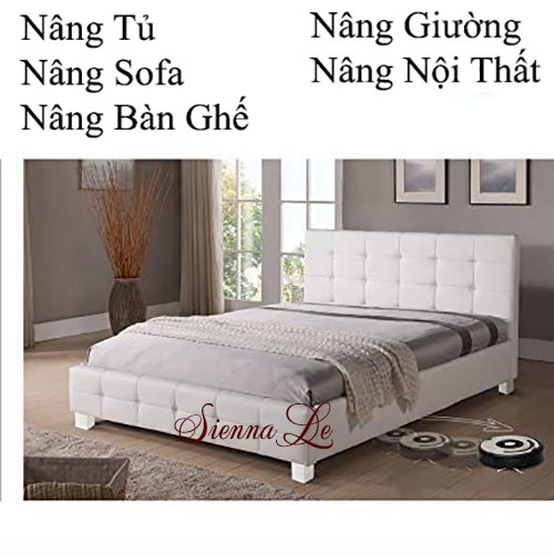 Sienna Le (BỘ 4 CÁI) BỘ GỖ NÂNG CHÂN BÀN GHẾ TỦ GIƯỜNG NỘI THẤT - NÂNG CAO TỪ 6,7 cm ĐẾN 7,7 cm