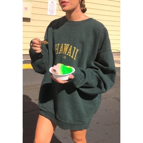 Áo nỉ HAWAII [Brandy Melville] | BigBuy360 - bigbuy360.vn