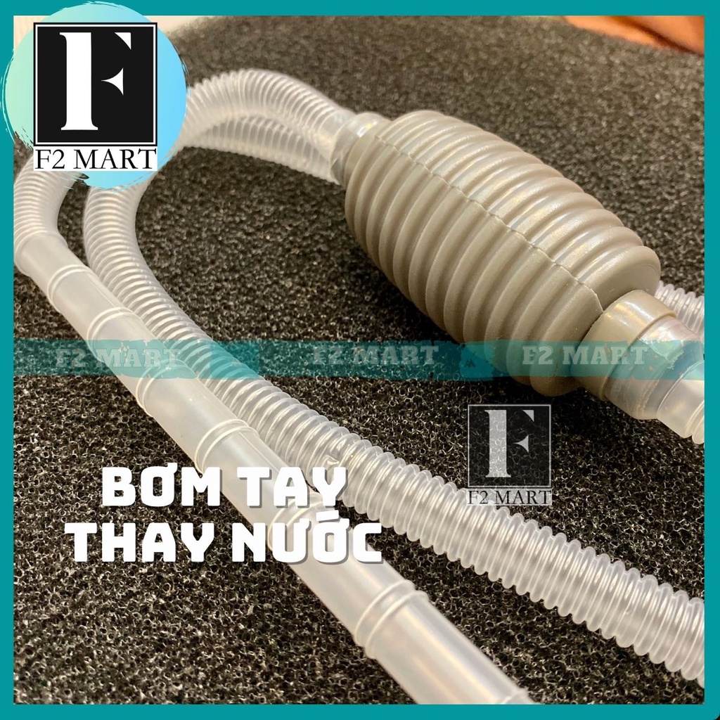 Bơm Tay Thay Nước Bể Cá | CLEAN PUMP đa năng 2 IN 1 thay nước bể cá dễ dàng hơn