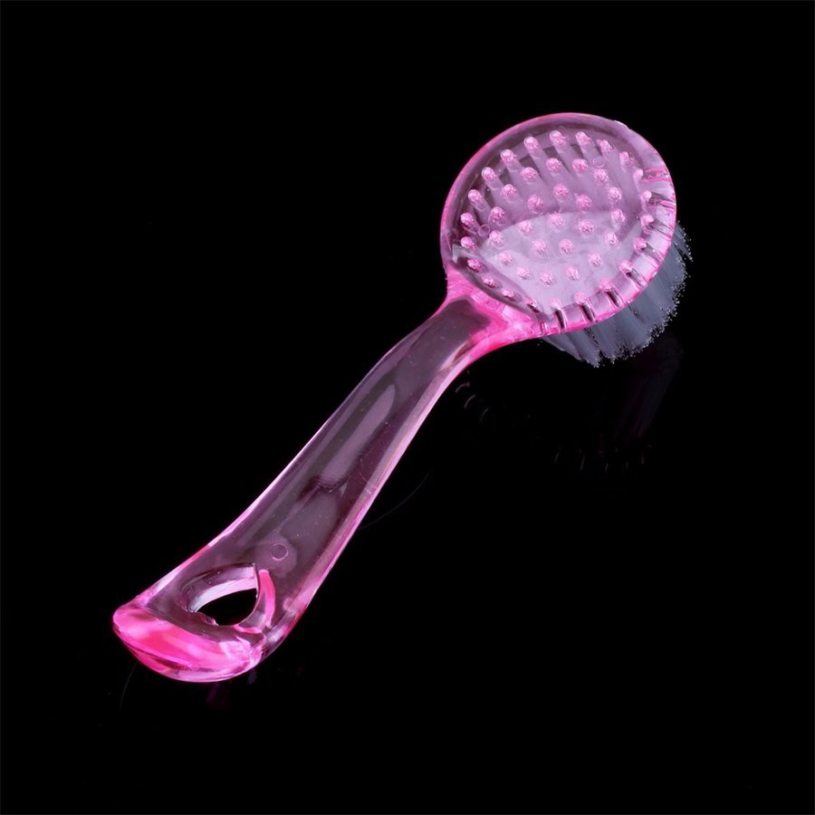 Bàn chải rửa mặt tẩy tế bào chết bằng nhựa mềm có tay cầm
