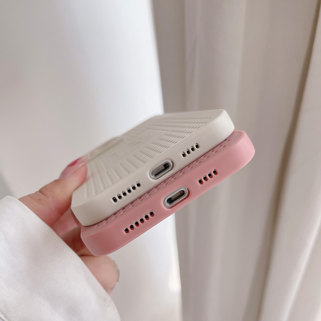 Ốp Điện Thoại Silicon Mềm Tản Nhiệt Cho iPhone 7 8 plus x xs max xr 11 12 13 pro max