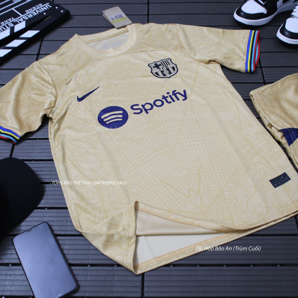 FREESHIP_BỘ QUẦN ÁO BÓNG ĐÁ ĐỘI TUYỂN BARCA 2023