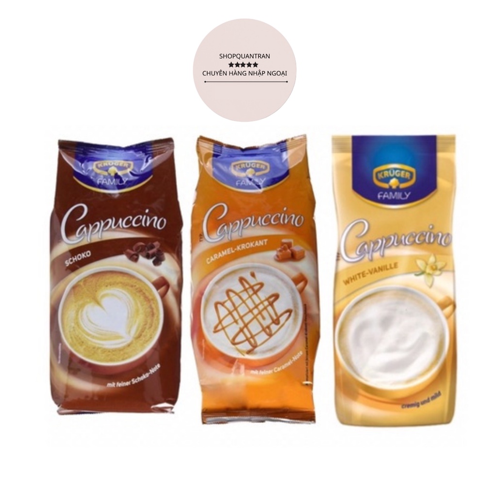 Cà phê sữa Cappuccino Kruger500g