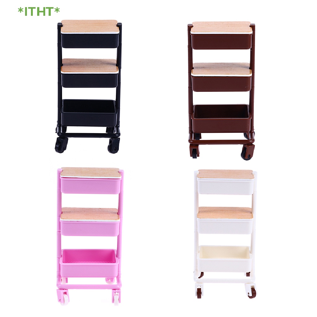Xe Đẩy Em Bé Trang Trí Nhà Búp Bê Tỉ Lệ 1: 12 Mới