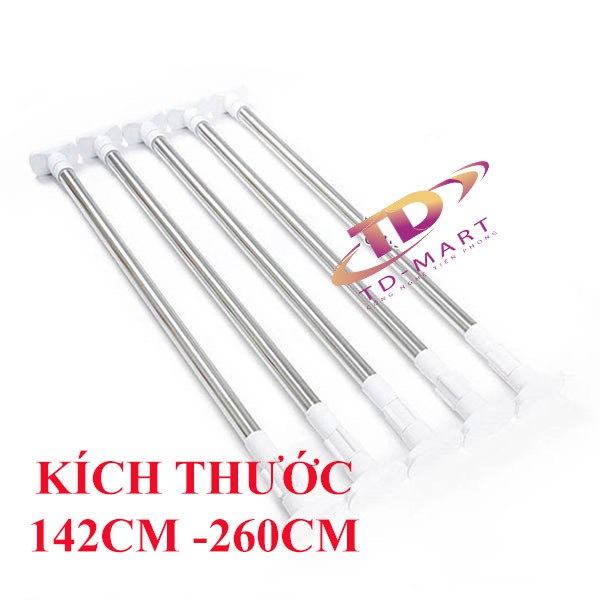 Thanh Treo Rèm ⚡️ Inox 304 - Không cần khoan bắt vít - Dễ dàng lắp đặt STILL