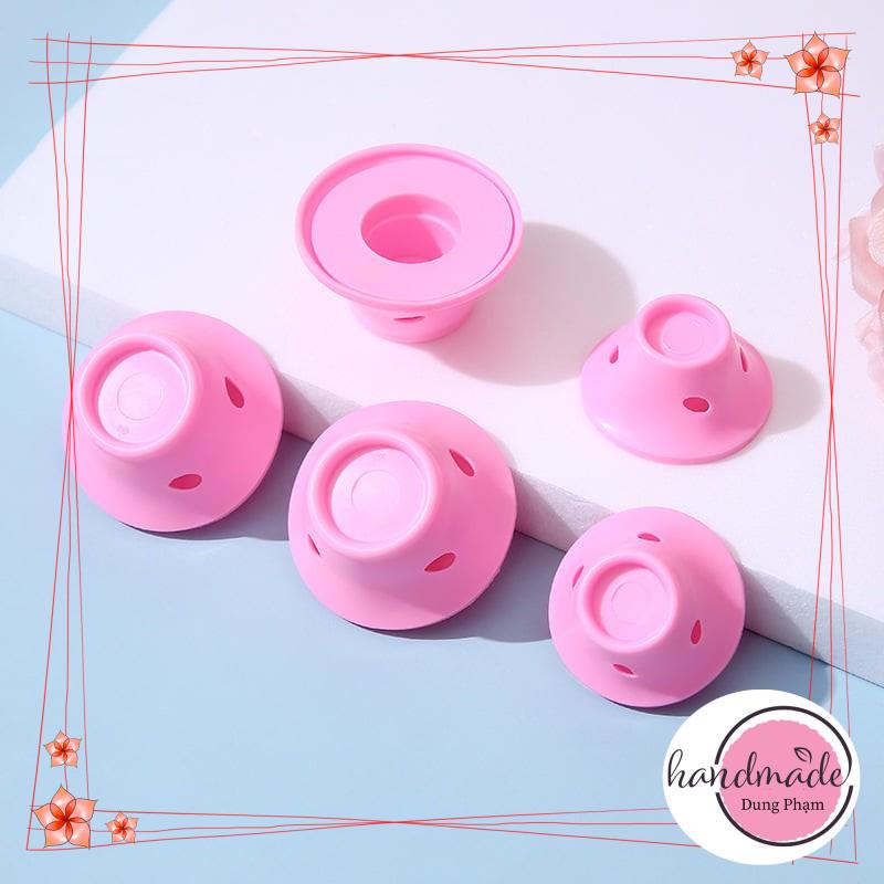 10 chiếc lô uốn tóc SOFT PINK CURLERS không dùng nhiệt