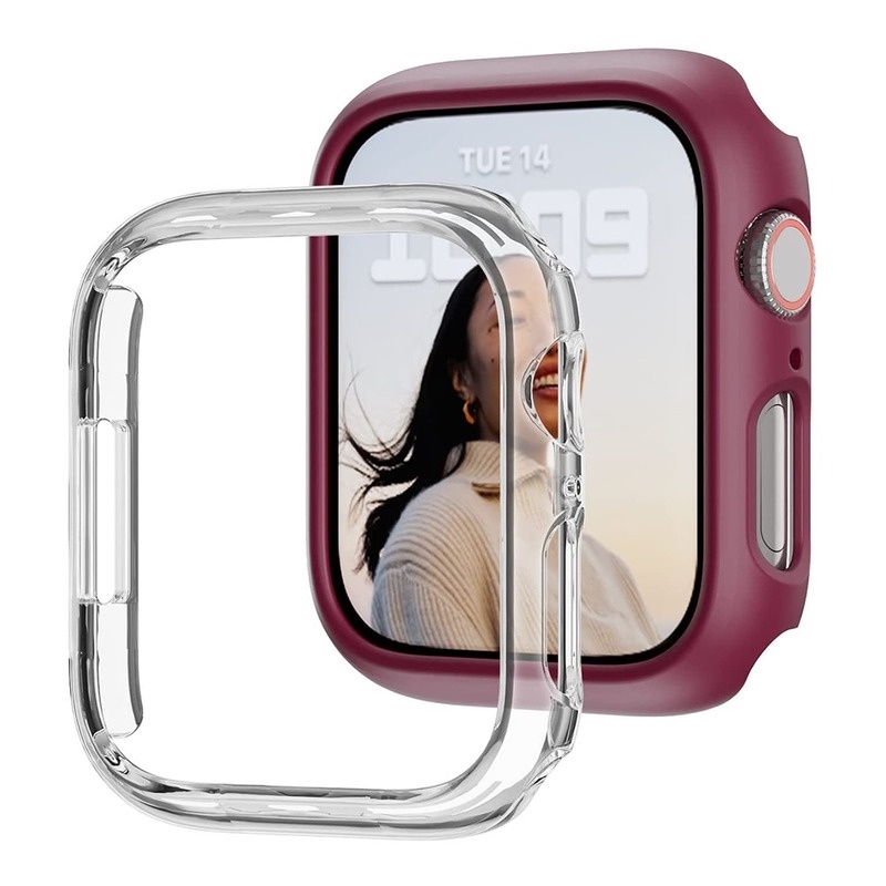 Ốp bảo vệ mặt đồng hồ Apple Watch Series 7 iWatch 41mm 45mm