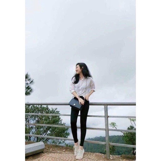 Quần Legging Dài Nữ cạp cao chất thun co dãn nâng mông siêu hot hàng Loại 1 | BigBuy360 - bigbuy360.vn