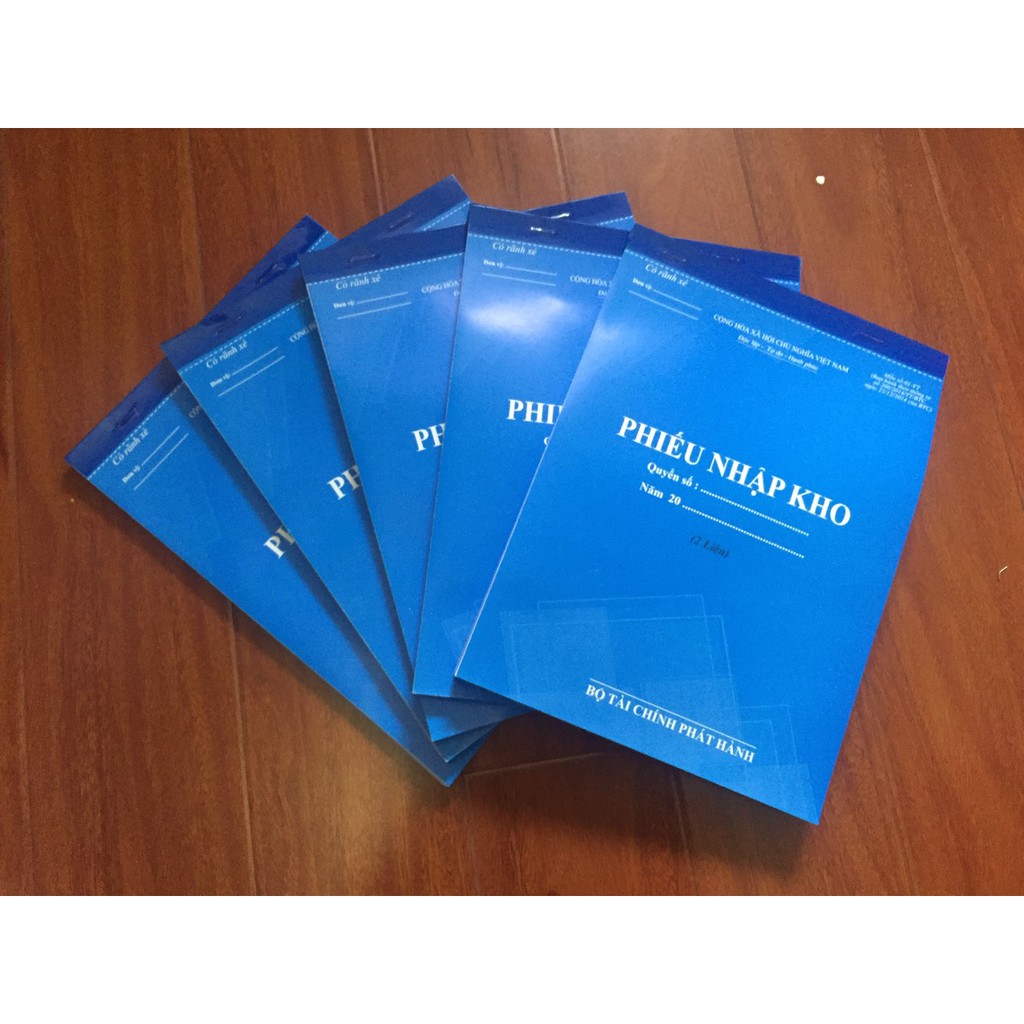 Phiếu nhập kho 2 liên A4 100 tờ