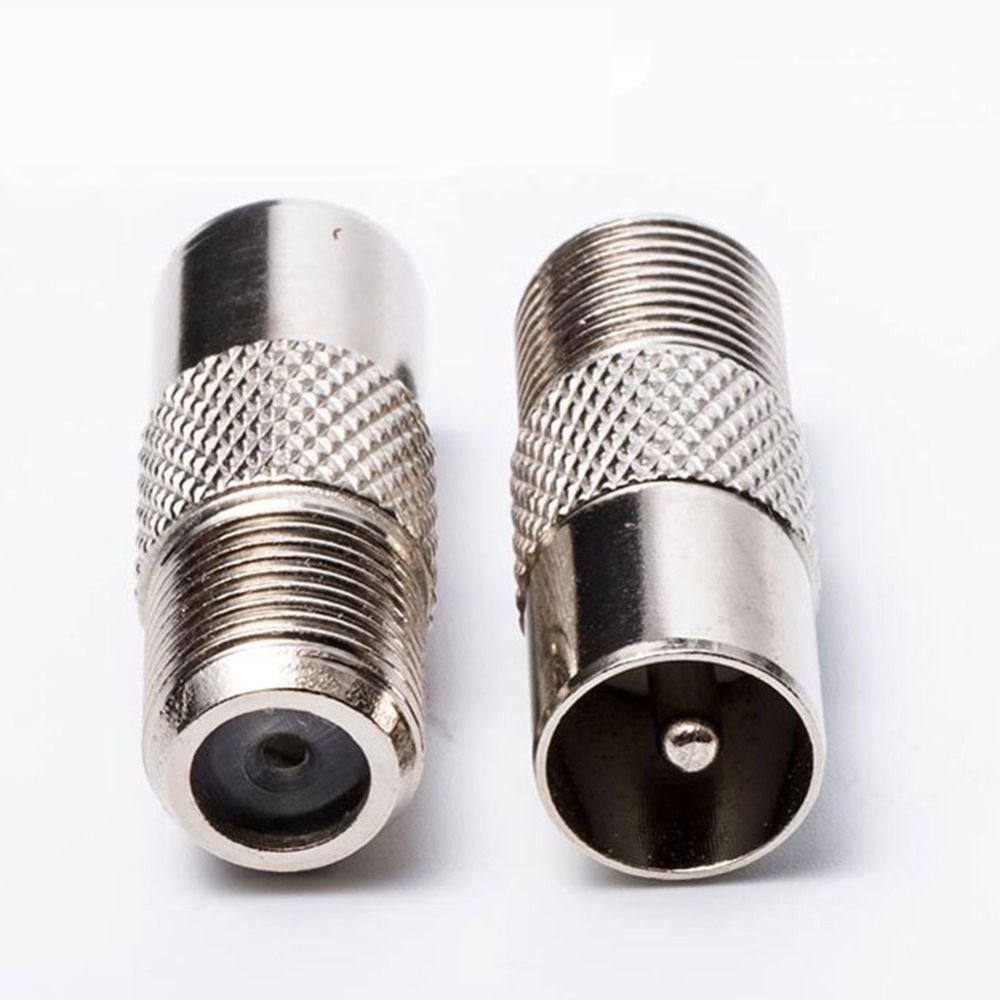 Set 2 Đầu Nối Chuyển Đổi Tín Hiệu Vệ Tinh Rf F Sang Rf Male / Colorful