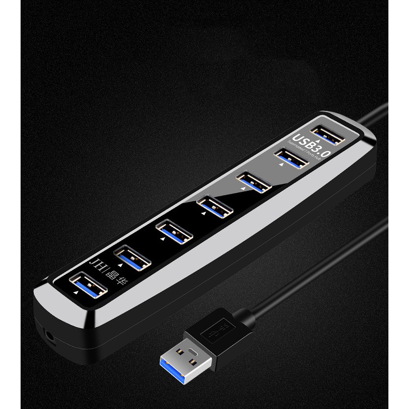 Bộ chia USB 3.0 ra 7 cổng USB 3.0 có nguồn rời - Jinghua Z432