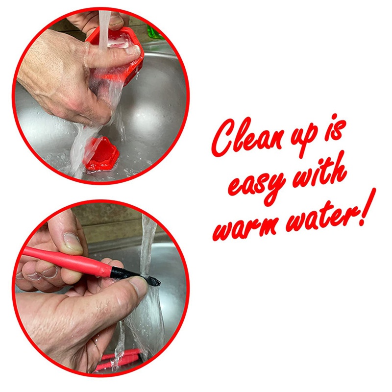 Bộ Bàn Chải Silicone Hoàn Chỉnh Kèm Nắp Đậy Cho Làm Mộc