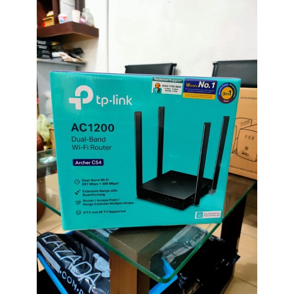 Router Wifi Băng Tần Kép AC1200 TP-Link Archer C54 - Hàng Chính Hãng - Bảo Hành Chính Hãng 24 Tháng