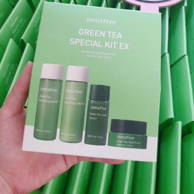 Set dưỡng trà xanh mini Innisfree Green tea special kit EX