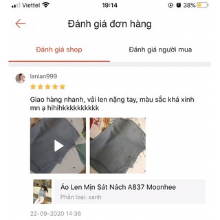 Áo Len Mịn Sát Nách A837 Moonhee