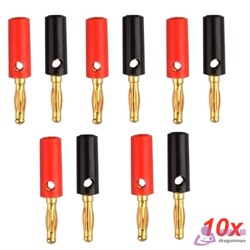 Set 10 giắc cắm cho loa 4mm