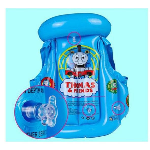 ÁO PHAO TẬP BƠI TRẺ EM HỌA TIẾT HOẠT HÌNH 15 - 28 KG SWIMMING VEST  ྇  ཾ