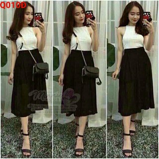 Quần ống rộng voan