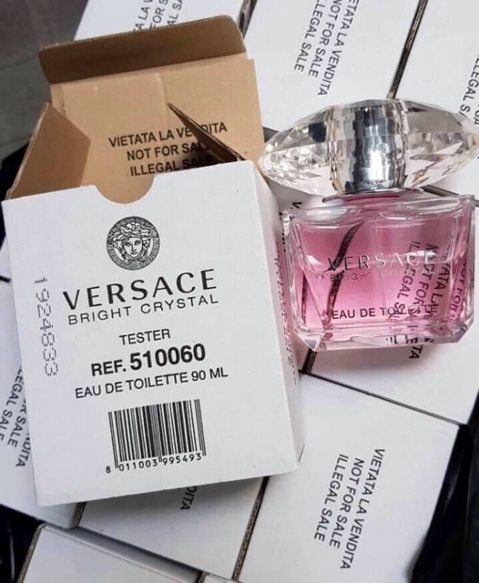 Tester - Nước hoa nữ Versace Bright Crystal EDT 90ml