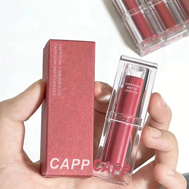 Abpopa CAPPUVINI® Son Lì Chống Nước Lâu Phai Chất Son Siêu Mượt Mà