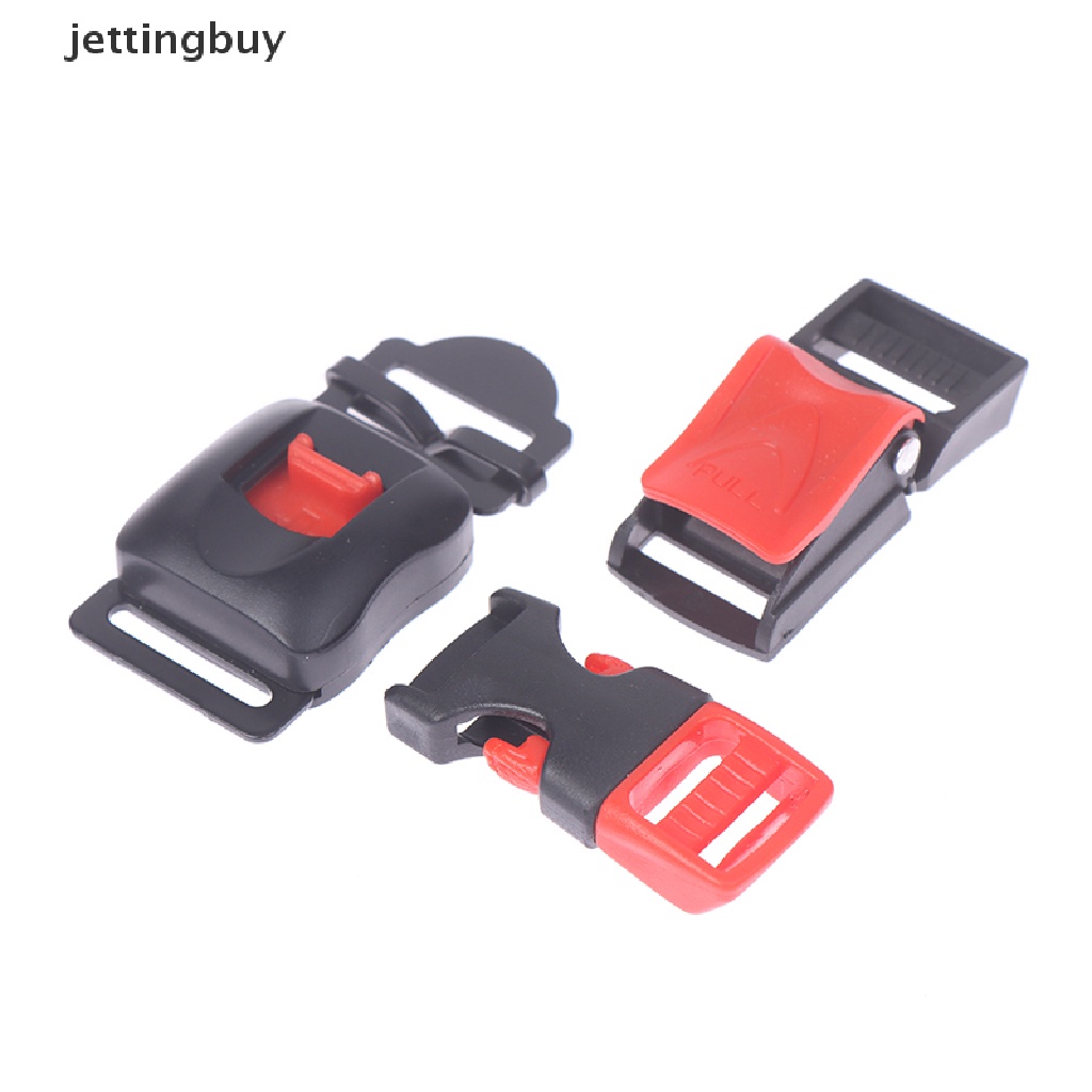 Khóa cài dây đeo cằm JETTING QDD dạng ấn bằng nhựa cho mũ bảo hiểm xe máy