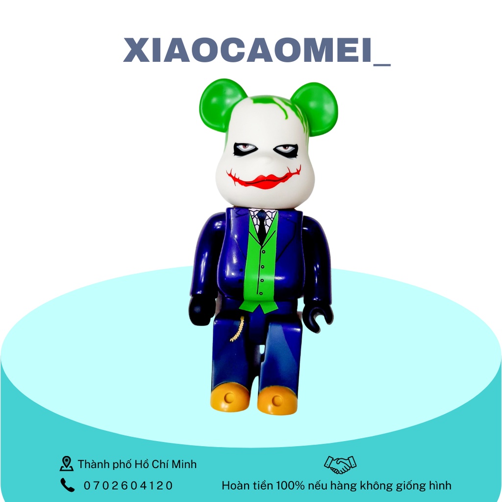 Mô Hình Bearbrick Joker Gấu Bearbrick Giá Rẻ Dùng Để Trang Trí