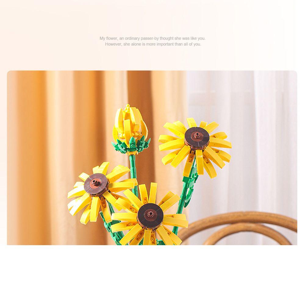 CHOOKEY Đồ Chơi Lắp Ráp Hình Hoa Hồng Ba Chiều Sáng Tạo