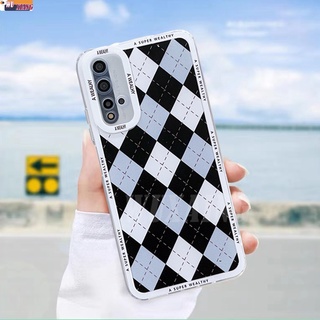 Ốp Điện Thoại Mềm Họa Tiết Hình Thoi Cho VIVO Y21T Y15S Y15A Y12S Y33S Y21S Y20i Y20s Y11 Y12 Y17 Y19 Y91 Y95 S1 V21E V23 V23E V21 Y51 Y30