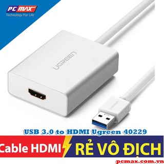 Mua Cáp chuyển USB 3.0 to HDMI mở rộng thêm màn hình Ugreen 40229 - Hàng chính hãng