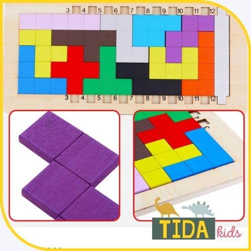 Katamino Tetris ⚡ HOT TREND ⚡ Game Treasure World Với 1001 Cách Chơi Xếp Gạch Puzzle Box Màu Sắc Giáo Dục Sớm TiDa Kids