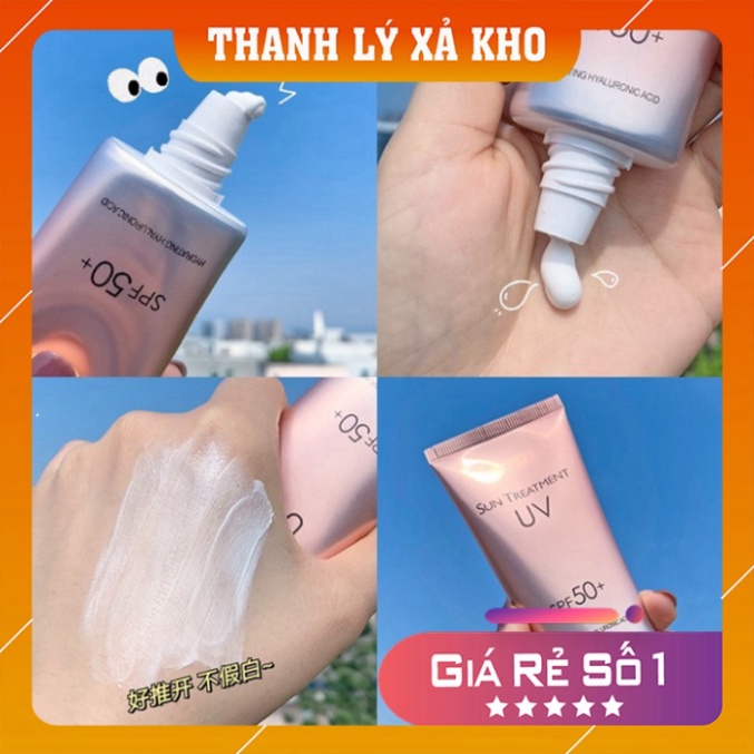Kem Chống Nắng ❤️𝑭𝒓𝒆𝒆𝒔𝒉𝒊𝒑❤️ Kem Chống Nắng Trắng Hồng Da SUN TREATMENT SPF50+