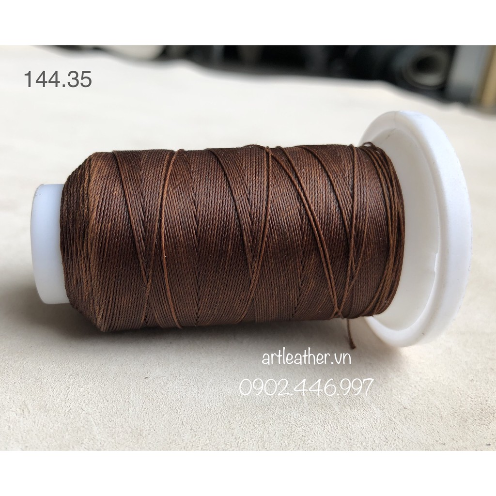 Chỉ sáp size 0.35mm nâu MS 144.35