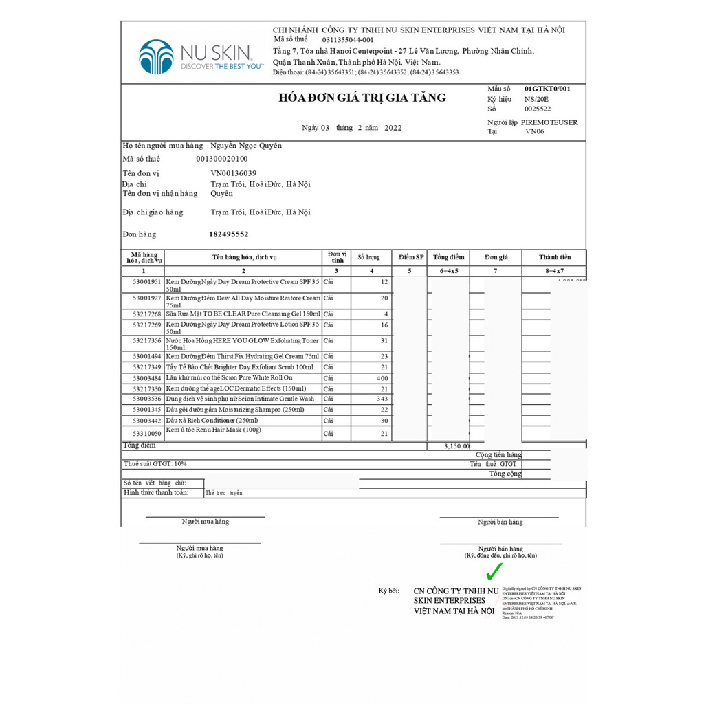 Lăn Khử Mùi Scion Nuskin Mẫu Mới Date tới tháng 09/2023