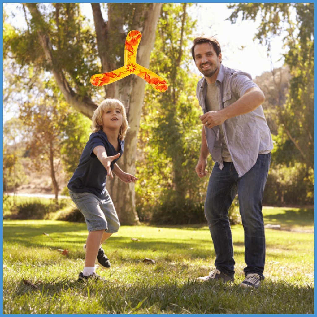 Boomerangs Đồ Chơi Boomerangs 3 Lưỡi Bằng PU Mềm An Toàn Cho Bé