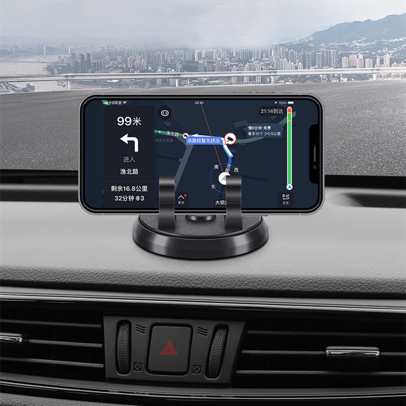 Giá đỡ điện thoại xoay 360 độ tiện lợi chất lượng cao cho xe hơi