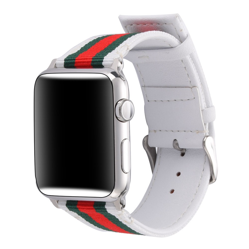 Dây đeo nylon thay thế cho đồng hồ thông minh Apple Watch Series 1 2 3 4 5 6 SE 38mm 40mm 42mm 44mm Series 7 41mm 45mm