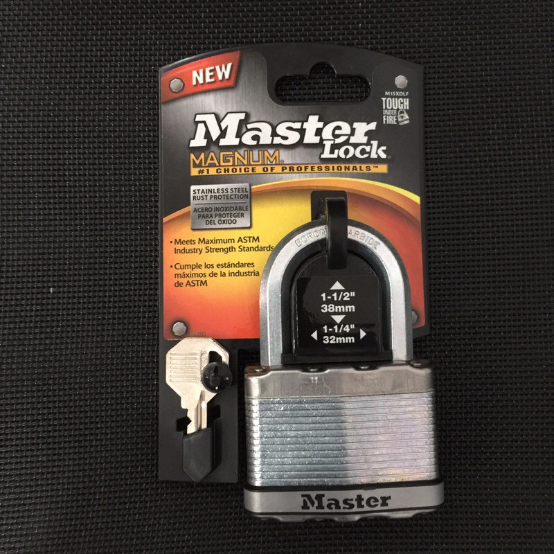 [Hỏa tốc HCM] Khóa chống cắt Master Lock M15 XDLF thân thép rộng 64mm - MSOFT