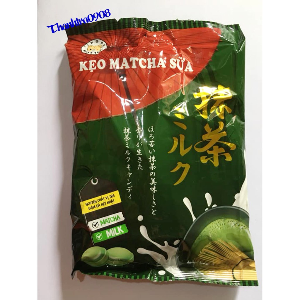 Gói kẹo matcha sữa EIKODO - mang đệm đà phong cách Nhật Bản
