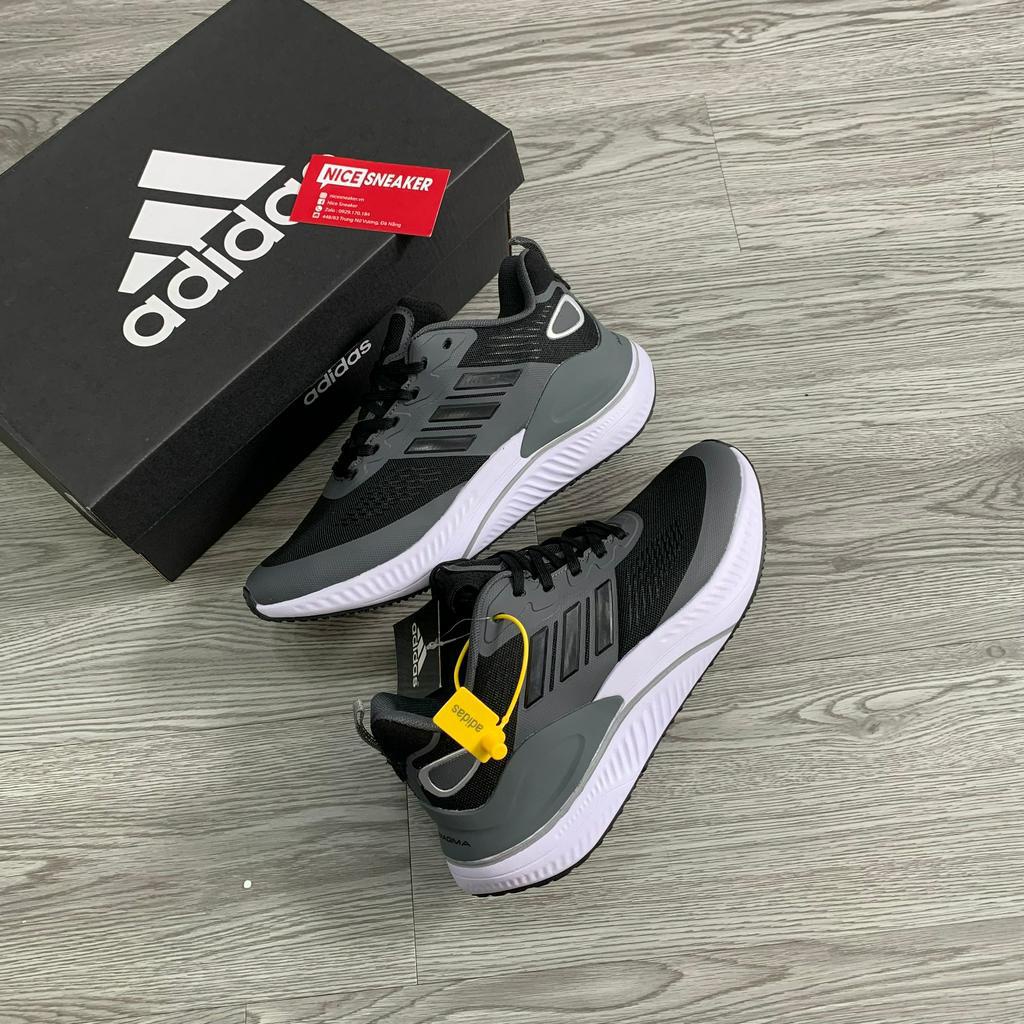Giày Thể Thao Alphamagma Đen Xám, Giày Sneaker Alphamagma Black Grey Full Box - NICE SNEAKER | Chất lượng siêu cấp.