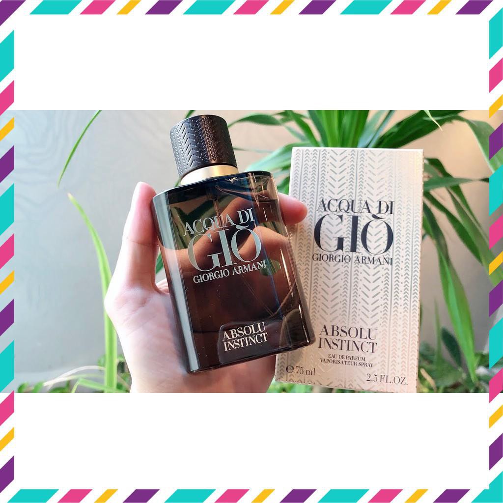 Nước Hoa  💘Chính Hãng💘 Nước hoa chính hãng Acqua di Giò Absolu Instinct 5ml/10ml/20ml 🍓HOT🍓 | Thế Giới Skin Care