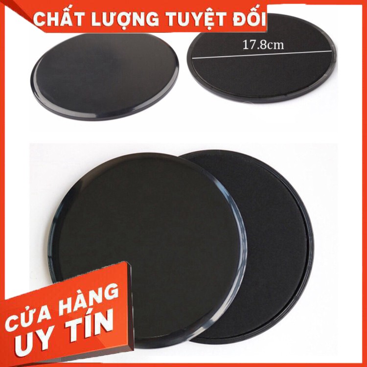 Đĩa trượt Gliding Disc hỗ trợ tập Gym Yoga tập thể hình (cặp 2 cái)