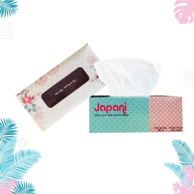 Hộp khăn giấy lụa cao cấp Japan (180 tờ)
