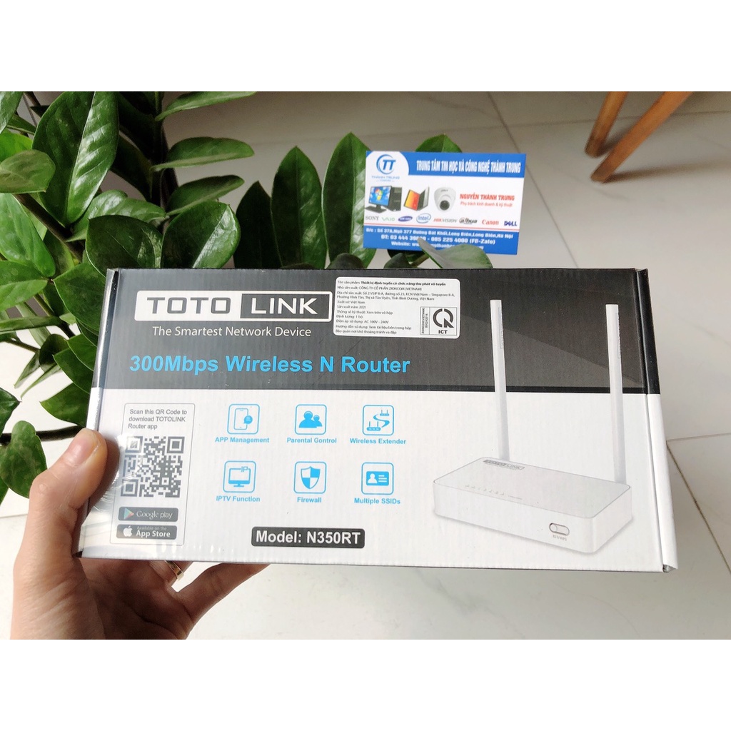 Bộ Phát WiFi TOTOLINK N200RE 300Mbps (Hàng chính hãng)