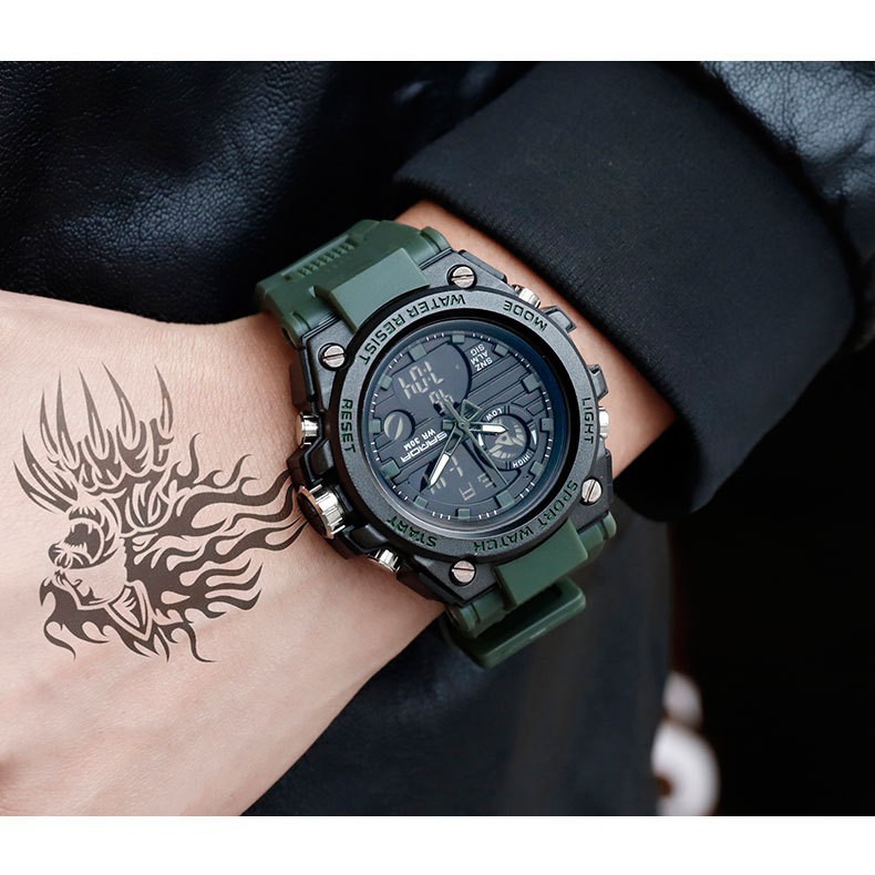 [HÀNG CAO CẤP] Đồng hồ Nam SANDA CHRISTIAN JAPAN Chuẩn Quân Đội - 2 Máy Chạy Song Song - Chống Nước Tốt | BigBuy360 - bigbuy360.vn