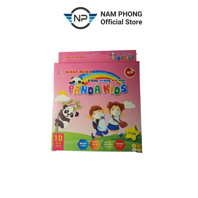 Khẩu trang trẻ em 3 lớp PANDA KIDS MASK kháng khuẩn và chống bụi mịn, an toàn cho bé, namphong_store